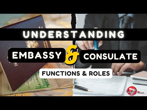 What's The Difference Betwen Embassy & Consulate | What is An Embassy Defined Role Function Embassy