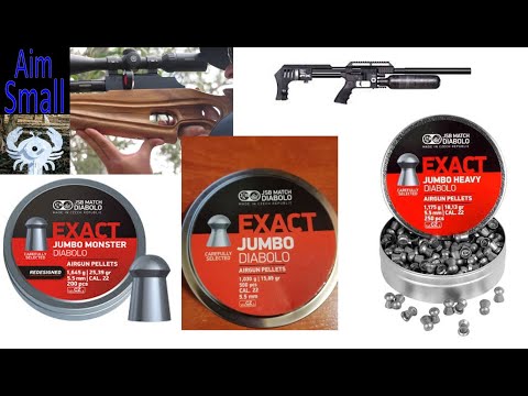 50m Pellet test JSB Exact , Heavy and Redesigned in 5,5mm