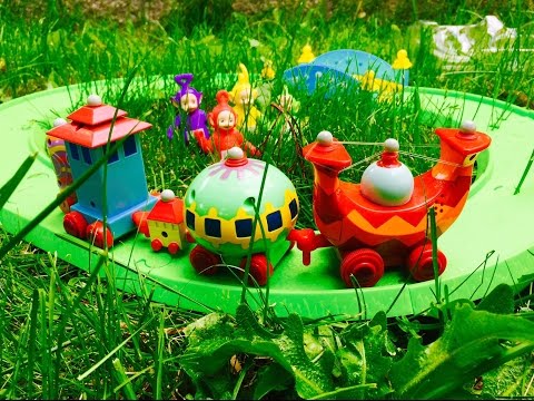 TELETUBBIES Build A NINKY NONK Train Track!