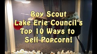 Lake Erie Council Boy Scouts Top 10 Ways to Sell Popcorn