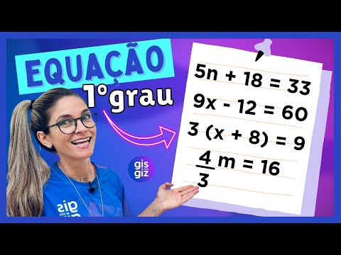 EQUAÇÃO DO 1º GRAU 01