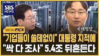법인이 왜 이런 집을?..명백한 탈세 싹 다 잡는다 (에디터픽) / SBS