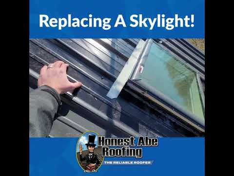 Quick Fix with Honest Abe Roofing - Evan Installs a New Skylight!