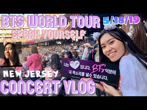 My First BTS Concert VLOG - BTS World Tour: Speak Yourself at MetLife Day 1