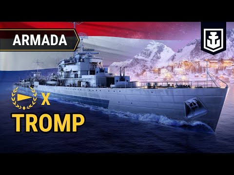 Tromp giveaway | A Captain’s guide to playing the Dutch Tier X destroyer Tromp | Armada