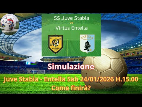 Juve Stabia - Entella Sab 24/01/2026 H.15.00