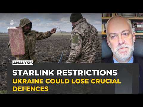 Starlink restrictions could weaken Ukraine's air defences, former NATO official warns