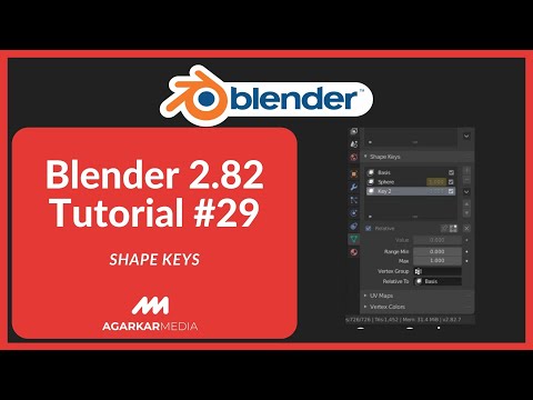 Shape Keys | Blender Tutorial #29 #blender #blendertutorial #shapekeys