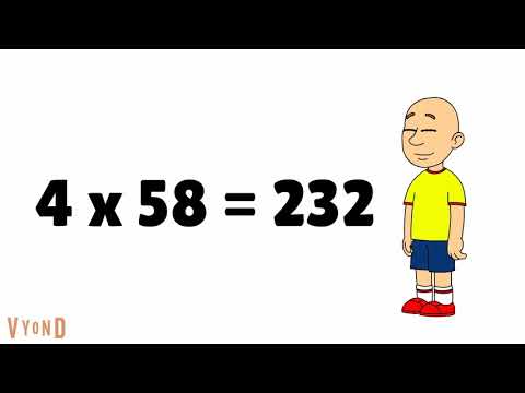 Multiples of 4 (Caillou)