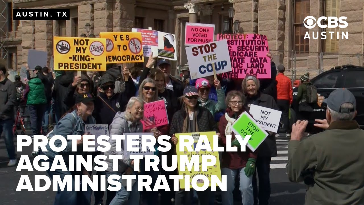 Protesters rally at Texas Capitol against Trump administration