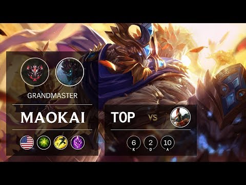 Maokai Top vs Pantheon - NA Grandmaster Patch 9.14