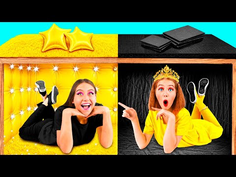 Secret Rooms Under The Bed | Rich VS Broke Prank Wars