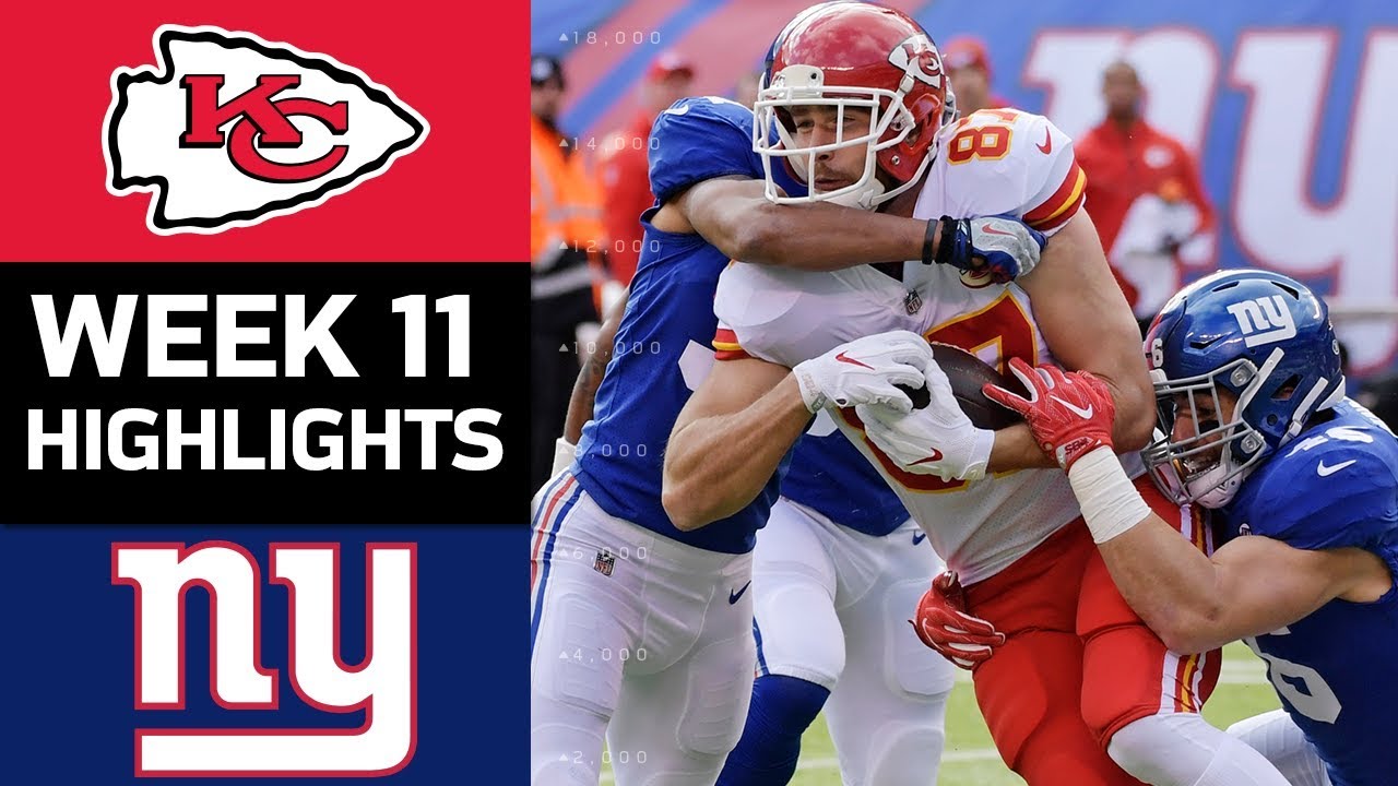 Chiefs vs. Giants | NFL Week 11 Game Highlights