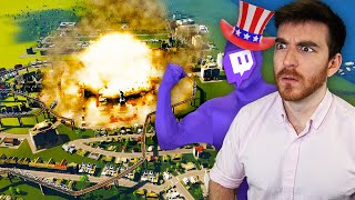 Cover art for Cities Skylines, but I elected Twitch Chat as Mayor