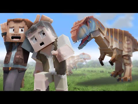 TheGamingBeaver - The Biggest Dinosaur Ever!!! - The Giant Dinosaur Adventure l Minecraft DLC