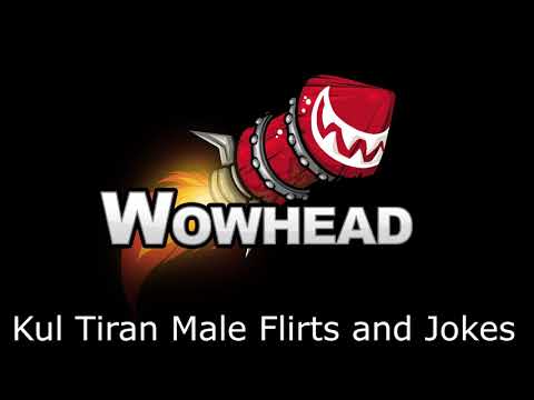 Kul Tiran Male Allied Race Flirts and Jokes