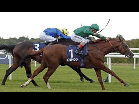 Decorated Knight winning the Gr.1 Irish Champion Stakes 2017