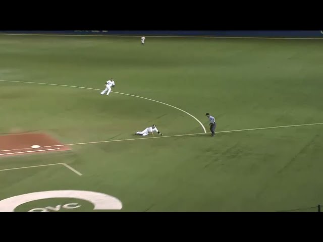 【3回表】マリーンズ・井口がキレキレ!! 今度は守備で魅せた!! 2015/8/19 M-F