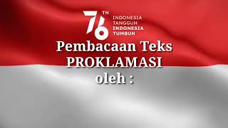 Download lagu Pembacaan Teks Proklamasi 17 Agustus 1945 mp3 Download lagu Pembacaan Teks Proklamasi 17 Agustus 1945 mp3