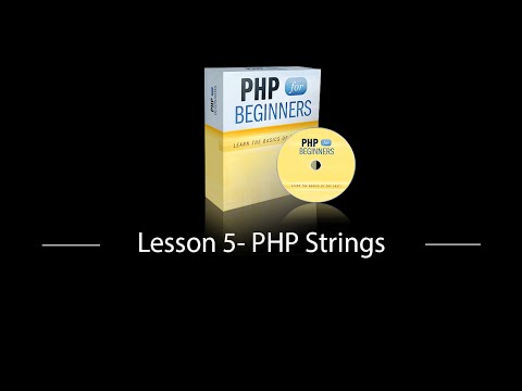 Lesson 5 Php Strings Php Tutorial For Beginners