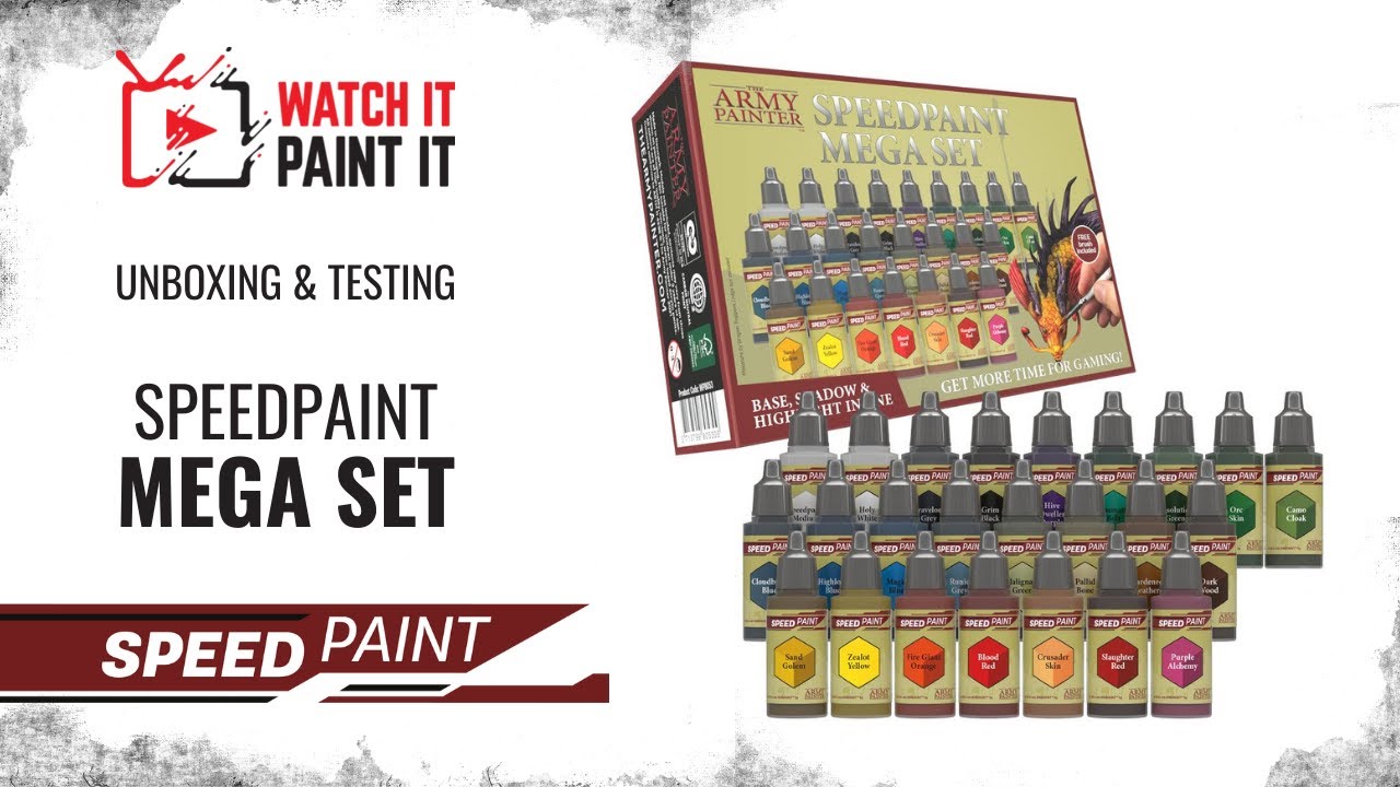 Army Painter | Speedpaint MEGA Set : whats in the box