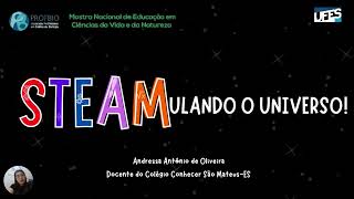 Steamulando O Universo: Construindo Um Tour Espacial Pautado Na Abordagem Steam