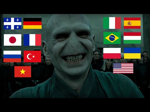 "HARRY POTTER IS DEAD" in 14 different languages | VOLDEMORT LAUGH