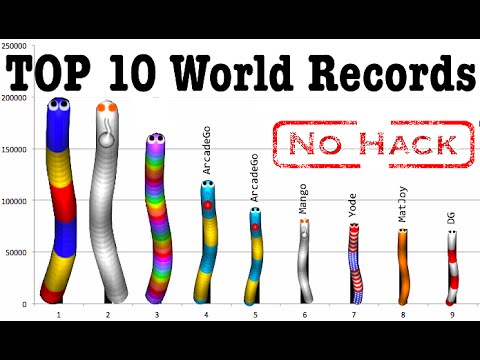 Slither.io | #1 - TOP 10 World Records Ranking Hall Of Fame Compilation [No MOD No Hack No zoom]