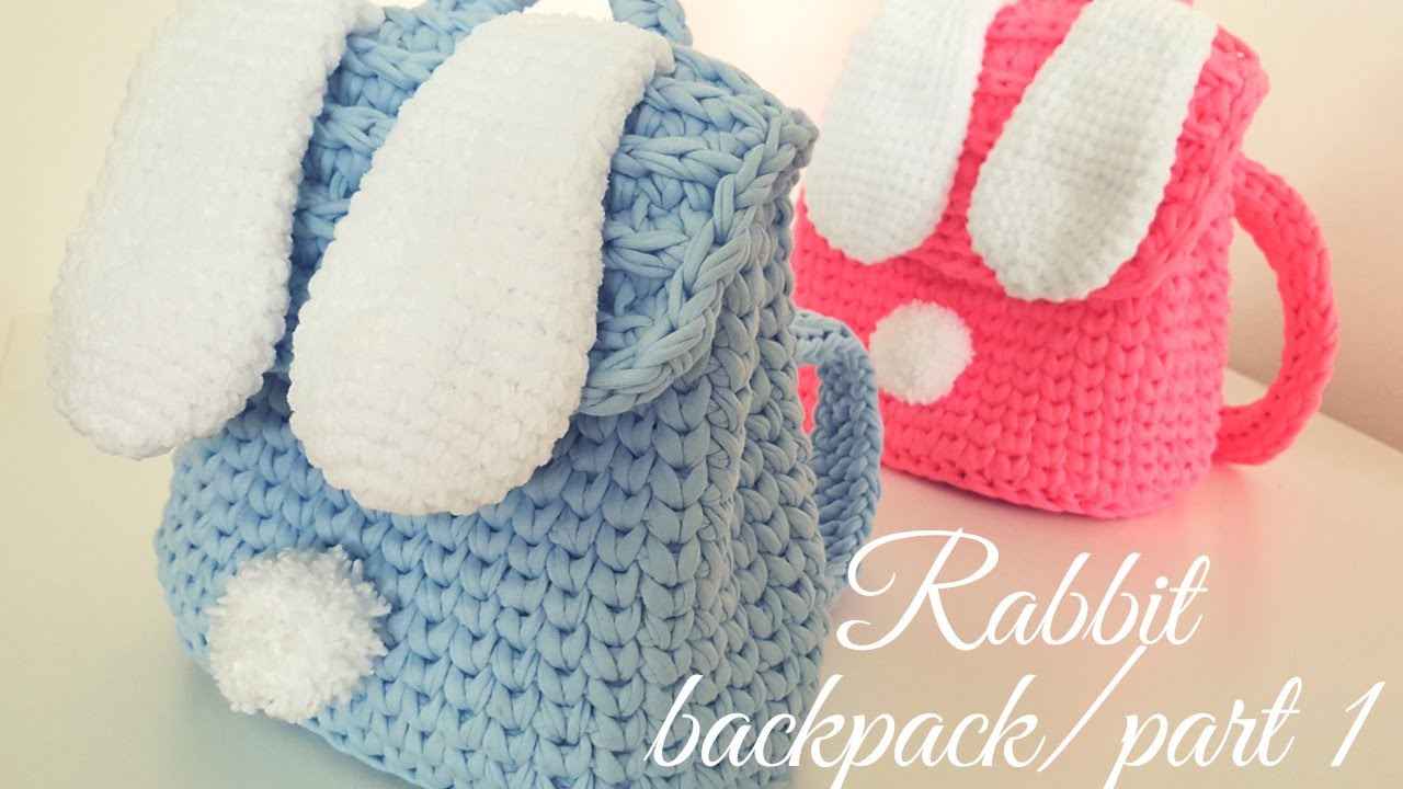 Crochet RABBIT BACKPACK tutorial / Part 1