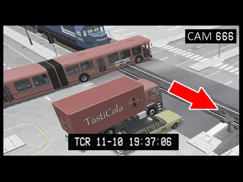 BeamNG Drive - Train Accidents #15 CCTV Edition