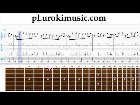 Nauka Gry Na Gitarze Shakira - Me Enamoré Nuty Poradnik Część 2 um-i463