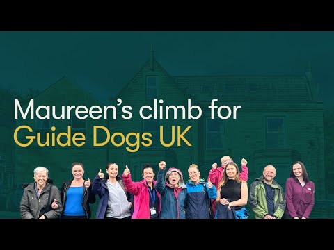 Maureen's Climb for Guide Dogs UK| Millennium Care UK Group