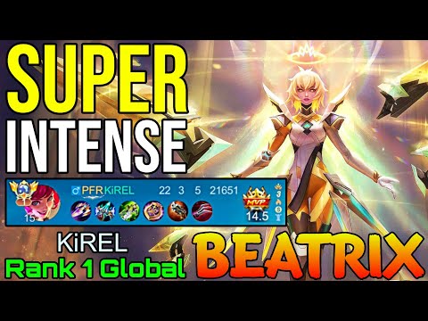 Super Intense Battle Beatrix 88% Win Rate - Top 1 Global Beatrix by KiREL - Mobile Legends