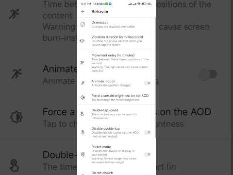 Always On - AMOLED OLED