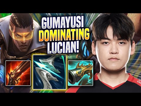 GUMAYUSI DOMINATING WITH LUCIAN! - T1 Gumayusi Plays Lucian ADC vs Samira! | Season 2022