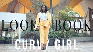 Curvy girl Fall Transition Lookbook | Thicc girl Summer to fall outfits