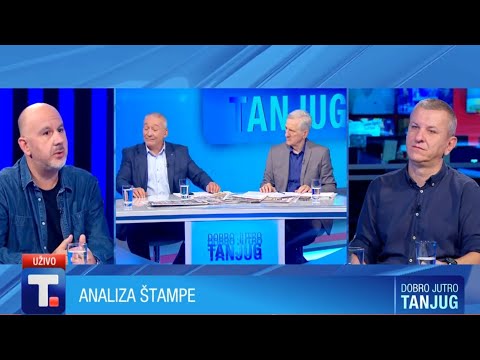 DOBRO JUTRO TANJUG - Analiza štampe 20.07.22. • Miloš Garić i Dušan Stojaković