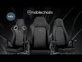 noblechairs Gaming-Stuhl ICON Black Edition Schwarz