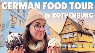 Does Rothenburg's Famous Food Hold Up German Food Tour! What To Eat In Rothenburg ob der Tauber.