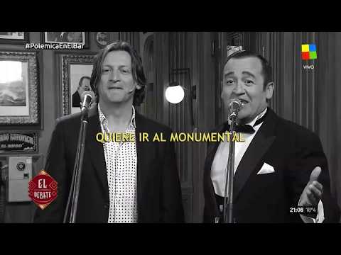 Albertito y Jorge Vázquez le cantaron un tango al G20 en Polémica en el Bar