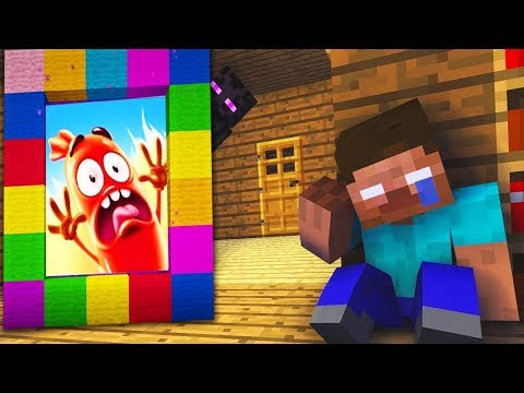 Monster School : SCARY PORTAL CHALLENGE - Minecraft Animation