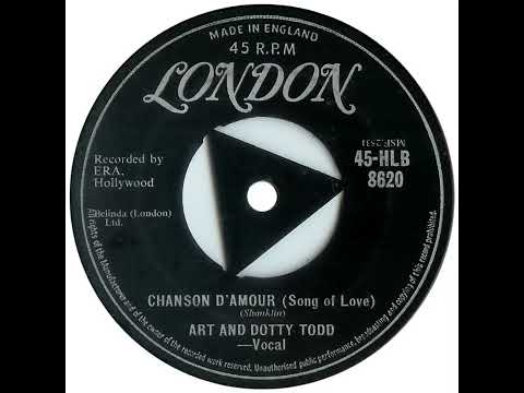UK New Entry 1958 (100) Art & Dotty Todd - Chanson D'Amour (Song Of Love)