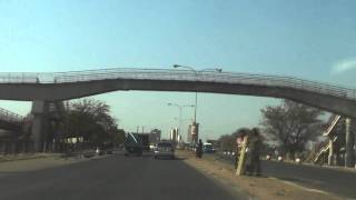 preview picture of video 'Lusaka Zambia Approaching CBD from the South'