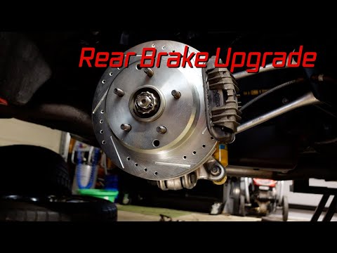 C4 Corvette Rear Brake Rotor and Pads Replacement