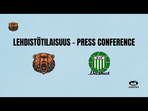 Lehdistötilaisuus Kauhajoki - KTP-Basket 3.1.2026