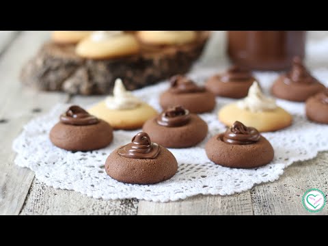 NUTELLOTTI anche bianchi, biscotti con 3 ingredienti