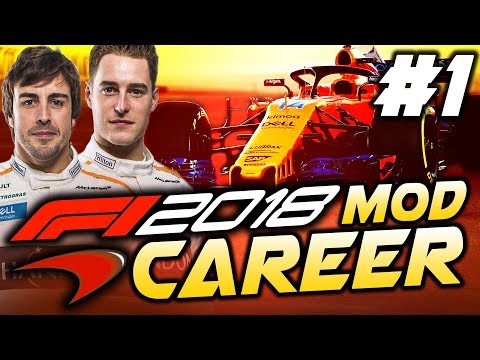 F1 2018 Season Mod CAREER Part 1: Australia | McLaren-Renault