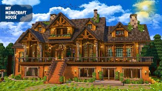 Minecraft: How to Build a Ultimate Wooden Mansion | Tutorial