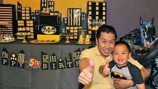 preview picture of video 'This fabulous BATMAN BIRTHDAY PARTY by Rima Tan of Sugar Blast Events'