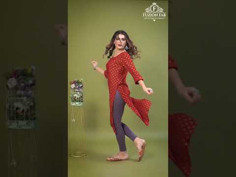 Vardan Ethnic Dhyani Vol 1 Premium Rayon Wholesale Kurtis Catalog – product video thumbnail
